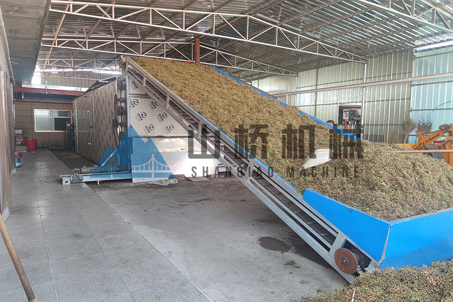 網(wǎng)帶式花椒流水線烘干設(shè)備(圖1)